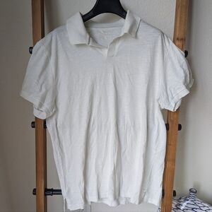 Bonobos Men's Classic White Polo Tshirt Shirt Size M